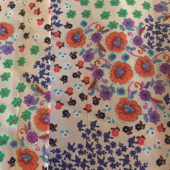 EUC Rachel Zoe Floral Button Down Blouse - Picture 10 of 14